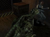 une photo d'Ã©cran de Dino Crisis sur Sony Playstation